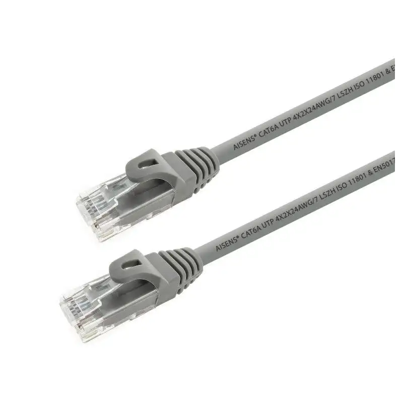 (A145-0330) AISENS CABLE DE RED LATIGUILLO RJ45 LSZH CAT.6A 500 MHZ UTP AWG24 GRIS 10M