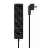 (A154-0534) AISENS REGLETA DE ENCHUFES CON 4 TOMAS SIN INTERRUPTOR CABLE 1