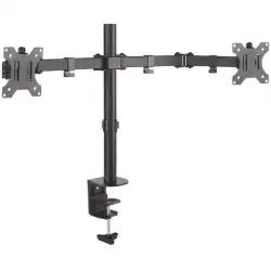 (DT32TSR-041) AISENS SOPORTE DE MESA ECO GIRATORIO INCLINABLE 3 PIVOTES 2 BRAZOS PARA TV/MONITOR 8KG 13"/32" NEGRO