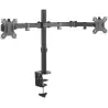 (DT32TSR-041) AISENS SOPORTE DE MESA ECO GIRATORIO INCLINABLE 3 PIVOTES 2 BRAZOS PARA TV/MONITOR 8KG 13"/32" NEGRO