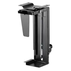 (MPC03-201) AISENS  SOPORTE GIRATORIO Y ALTURA PERSONALIZABLE PARA CPU POR DEBAJO DE ESCRITORIO CON MANGO DE BLOQUEO FÁCIL