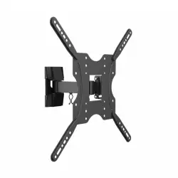 (WT55TSE-057) AISENS SOPORTE DE PARED ECO GIRATORIO INCLINABLE 2 PIVOTES PARA TV/MONITOR 30KG 32"/55" NEGRO