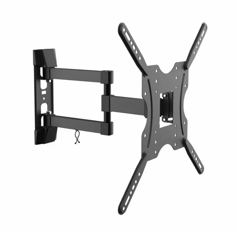 (WT55TSE-059) AISENS SOPORTE DE PARED ECO GIRATORIO INCLINABLE 3 PIVOTES PARA TV/MONITOR 30KG 32"/55" NEGRO