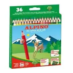 (AL010600) ALPINO LÁPICES DE COLORES 175MM C/SURTIDOS ESTUCHE 36 UD