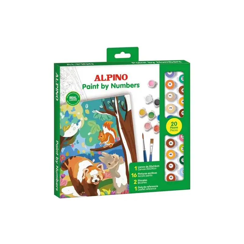(PN000110) ALPINO PINTURA ACRÍLICA PINTA POR NÚMEROS FOREST