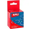 (00451) APLI ANILLAS METÁLICAS ARTICULADAS Ø20MM CAJA 20 UD NIQUELADAS