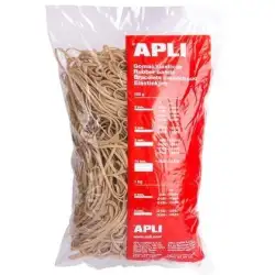 (12861) APLI GOMA ELÁSTICA MARRÓN CAUCHO 100X5MM 100 GR.