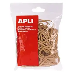 (12865) APLI GOMA ELÁSTICA MARRÓN CAUCHO 100X2MM 1KG