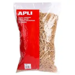(12866) APLI GOMA ELÁSTICA MARRÓN CAUCHO 120X2MM 1KG