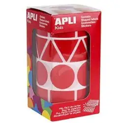 (11163) APLI GOMETS FIGURAS SURTIDAS ROLLO ROJO XL