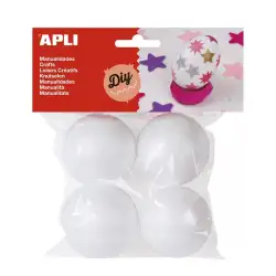 (13475) APLI BOLA POREXPAN 50MM Ø -4U-