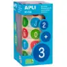 (15126) APLI ROLLO GOMETS ABECEDARIO MAYÚSCULAS REDONDOS 20MM