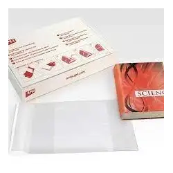 (16908) APLI FORRO DE LIBROS CON SOLAPA AJUSTABLE 295MM PVC 130 MICRAS CAJA 100 UD