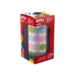 (19236) APLI GOMETS FLORES PERMANENTES MULTICOLOR 900U C/SURTIDOS PASTEL