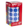 (4860) APLI GOMETS REDONDOS 20MM ROLLO AZUL