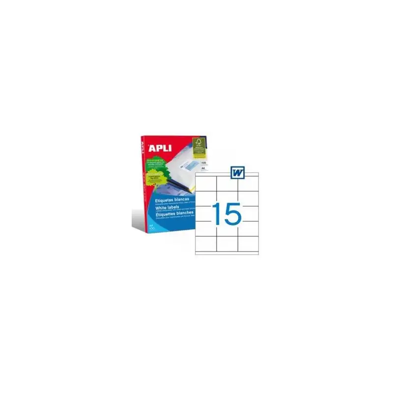 (01295) APLI ETIQUETAS ADHESIVAS 70X50