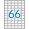 (01864) APLI ETIQUETAS ADHESIVAS 16X22MM MANUAL/IMPRESIÓN C/ROMOS 66 X 15H A5 BLANCO