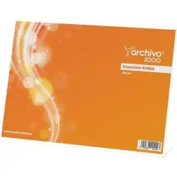 (6146A CS TP) ARCHIVO 2000 EXPOSITOR SOBREMESA ARCHIVO 2000 "PREMIUM" EN FORMA DE L DIN A4 HORIZONTAL ESPESOR 3 MM 65X300X215 MM