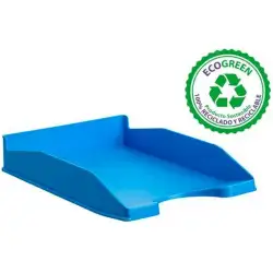 (742 LG) ARCHIVO 2000 BANDEJA APILABLE EN 3 POSICIONES FONDO LISO DIN A4 Y FOLIO 345X255X60 MM AZUL