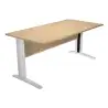 (003-C+30511) ARTEXPORT MESA ESCRITORIO PRESTO 160 CON PATAS DE METAL TABLERO 22MM ROBLE