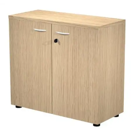 (030PM-C) ARTEXPORT ARMARIO BAJO PRESTO CON PUERTAS 1 ESTANTE 22MM REGULABLE CON TRASERA ROBLE