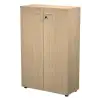 (035PM-C) ARTEXPORT ARMARIO MEDIO PRESTO CON PUERTAS 2 ESTANTES 22MM REGULABLES CON TRASERA ROBLE