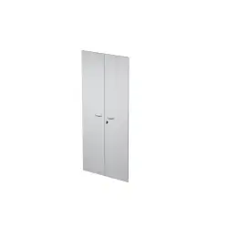 (60075M-9) ARTEXPORT PAREJA DE PUERTAS PARA ESTANTERÍA ALTA PRESTO 18MM CON CERRADURA GRIS
