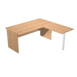 (ML003P-HA) ARTEXPORT MESA ESCRITORIO PRESTO PATAS PANEL LATERAL 160 + ALA LATERAL 79X60 HAYA