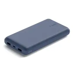 (BPB011BTBL) BELKIN CARGADOR POWER BANK 10K MAH 2USB-A 1 USB-C AZUL