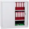 (ET410/2S-AV7) ARMARIO METÁLICO DOS PUERTAS PERSIANA CORREDERAS 105X102X45 CM (ANCHO X FONDO X ALTO) INCLUYE 2 BALDAS ACABADO...