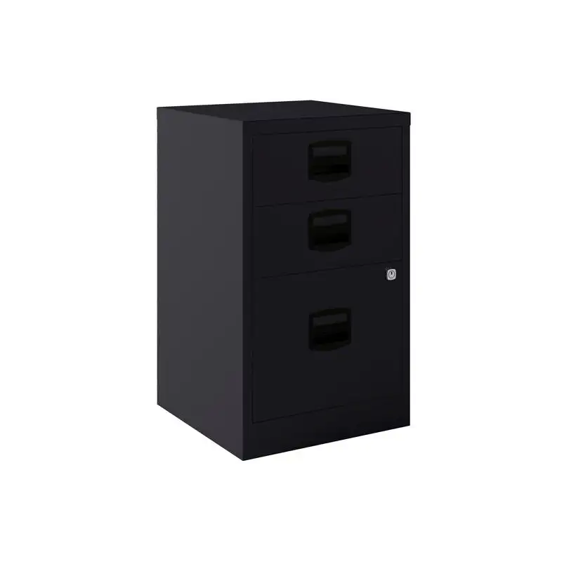 (PFA3-AV1) BISLEY ARCHIVADOR METALICO 2 CAJONES PERSONALES + 1 CAJÓN ARCHIVO A4 FONDO 40CM ANTRACITA
