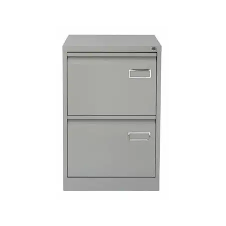 (PSF2-AV7) BISLEY ARCHIVADOR METALICO 2 CAJONES ARCHIVO CARPETAS COLGANTES A4/FOLIO+ FONDO 62CM GRIS
