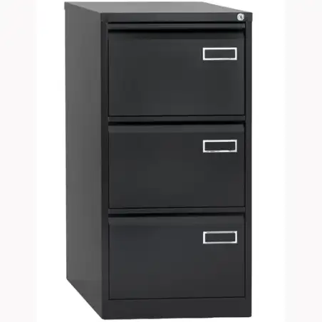 (PSF3-AV1) BISLEY ARCHIVADOR METÁLICO PSF LIGHT 3 CAJONES FOLIO CARPETAS COLGANTES MULTIFORMATO FONDO 62CM - ANTRACITA