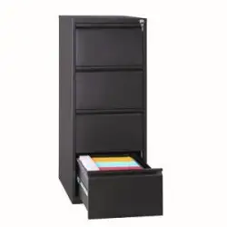 (PSF4-AV1) BISLEY ARCHIVADOR METALICO PSF LIGHT 4 CAJONES CARPETAS COLGANTES MULTIFORMATO 1321X470X622MM - ANTRACITA (MONTADO)
