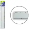(314300) BISMARK REGLA ALUMINIO 15CM