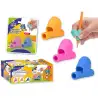 (328428) BISMARK ADAPTADOR DE LAPICERO PARA APRENDIZAJE C/SURTIDOS -SET DE 2-