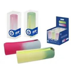 (329488) BISMARK KIT PORTATODO REDONDO SILICONA RAINBOW