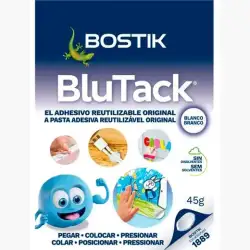 (30817048 (1739)) BOSTIK MASILLA ADHESIVA BLU TACK  45GR BLANCO