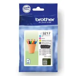 (LC3217VAL) BROTHER TINTA BK/C/M/Y MFC-J5330DW/J5730DW/J6530DW/J6930DW - PACK 4 COLORES
