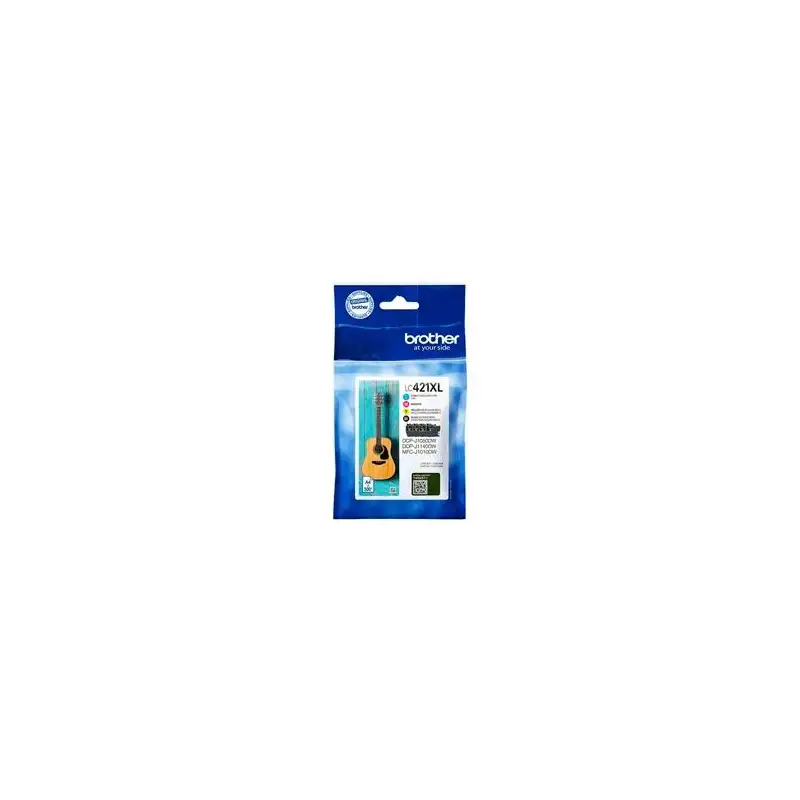 (LC421XLVAL) BROTHER TINTA BK/C/M/Y  DCP-J1050DW - MFC-J1010DW - PACK 4 COLORES