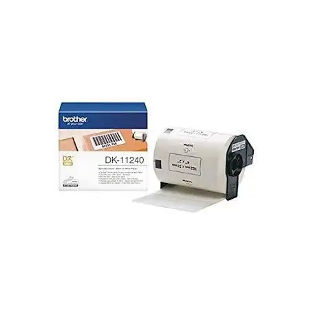 (DK11240) BROTHER ETIQUETAS PRECORTADAS DE TRANSFERENCIA TÉRMICAS 102X51MM (600 ETIQUETAS)