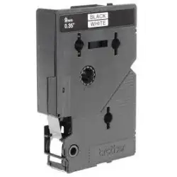 (TC291) BROTHER CINTA ROTULADORA LAMINADA TEXTO NEGRO SOBRE BLANCO DE 9MMX7
