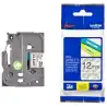 (TZE131) BROTHER CINTA ROTULADORA LAMINADA TEXTO NEGRO SOBRE TRANSPARENTE 12MMX8M