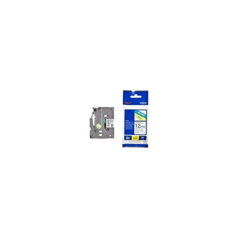 (TZE231CIV) BROTHER CINTA ROTULADORA LAMINADA TEXTO NEGRO SOBRE BLANCO - 12MMX8M - SIN BLISTER