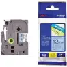 (TZE531) BROTHER CINTA ROTULADORA LAMINADA TEXTO NEGRO SOBRE AZUL - 12MMX8M