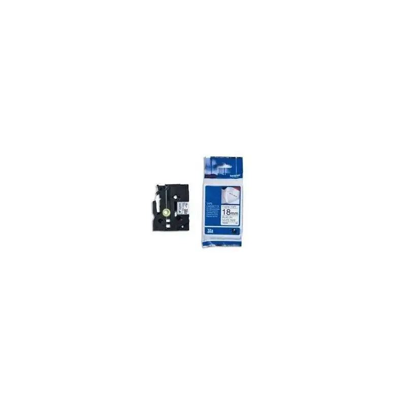 (TZEFA4) BROTHER CINTA ROTULADORA ESPECIAL TEXTO AZUL SOBRE BLANCO - 18MMX3M