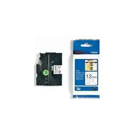 (TZEN231) BROTHER CINTA ROTULADORA NO LAMINADA TEXTO NEGRO SOBRE BLANCO - 12MMX8M