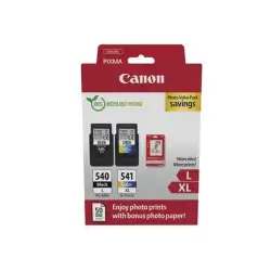 (5224B012) CANON TINTA ECOPACK BK+ C / M / Y + 50H PAPEL FOTOGRÁFICO 10X15 PARA PIXMA MG 2150/2250/3150/3250/3550/3650/3650S/...