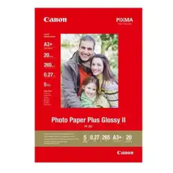(2311B021) CANON PAPEL FOTOGRÁFICO BRILLO II PLUS A3 PLUS - PP 201 PLUS - 260GR - 20 HOJAS