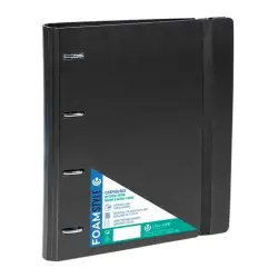 (12407406) CARCHIVO CARPETA ANILLAS MIXTAS 4X35MM CARPEBLOCK 360 FOAM STYLE C/RECAMBIO 100H A4 5X5 90GR C/GOMA 4 SEPARADORES ...